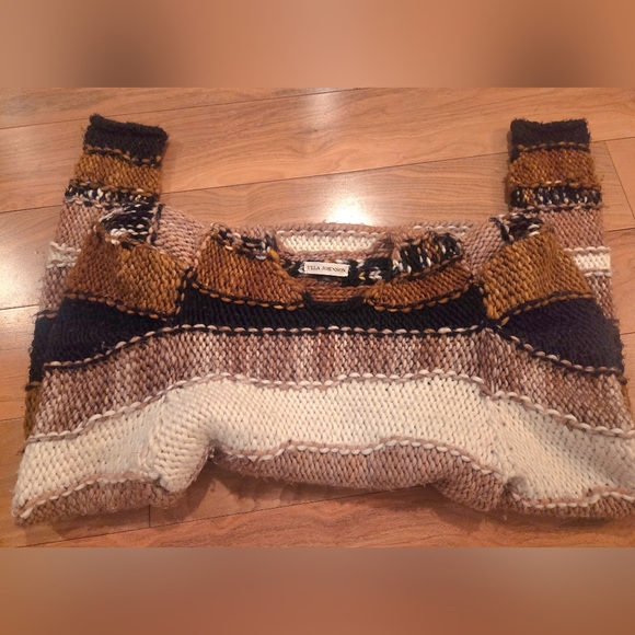 Ulla Johnson Merino Wool Puff Sleeve Sweater - Picture 9 of 9